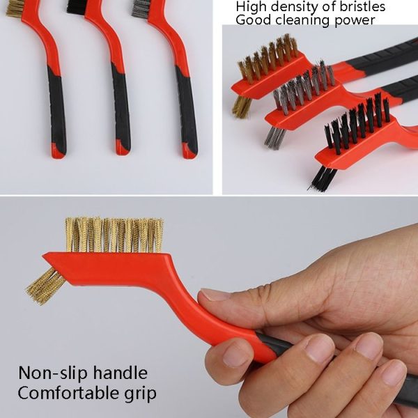 Stainless Steel Wire 7 inch Industrial Cleaning Brush Mini Refractor Cleaning Gap Brush - Image 5