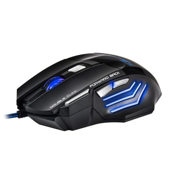 IMICE X7 2400 DPI 7-Key Wired Gaming Mouse with Colorful Breathing Light, Cable Length: 1.8m (Skin Black Color Box Version) - Image 2