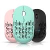T13 1600 DPI 6-Buttons Luminous Hollow Bluetooth 5.1 + 2.4GHz Wireless Mouse (Obsidian Black) - Image 2