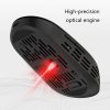 T13 1600 DPI 6-Buttons Luminous Hollow Bluetooth 5.1 + 2.4GHz Wireless Mouse (Obsidian Black) - Image 3