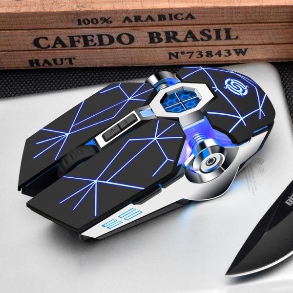 K-Snake1600 DPI 7-Keys Computer Gaming 2.4G Wireless Mouse, Colour: Crack - Image 2