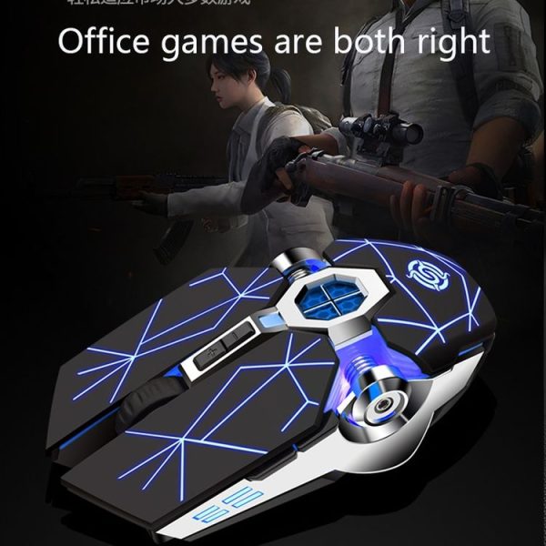 K-Snake1600 DPI 7-Keys Computer Gaming 2.4G Wireless Mouse, Colour: Crack - Image 6