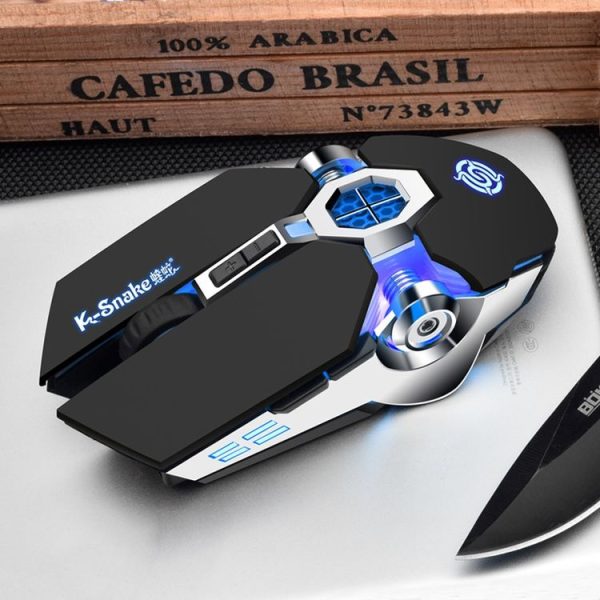 K-Snake1600 DPI 7-Keys Computer Gaming 2.4G Wireless Mouse, Colour: Black - Image 2