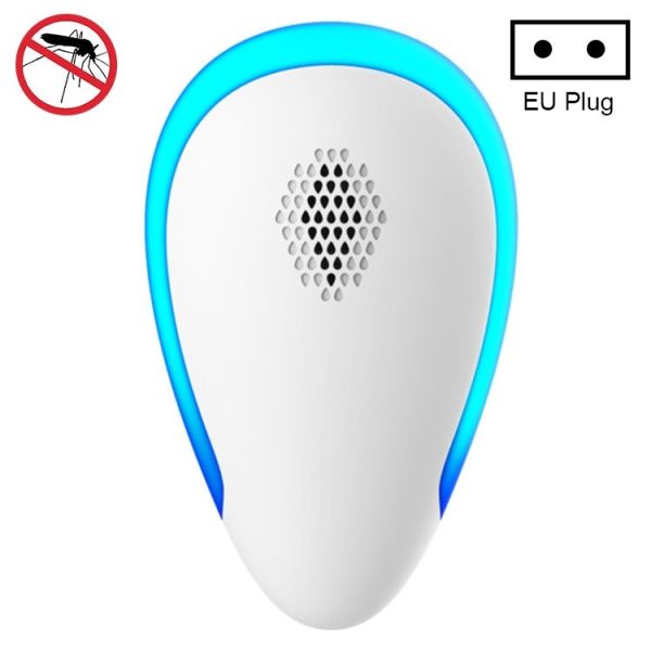 Dual-frequency Ultrasonic Mosquito Repellent Household Insect Repellent for Pregnant Women and Children, Product specifications: EU Plug (White)