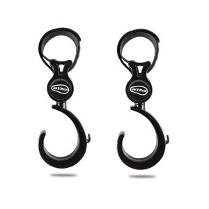 JOYREN 2pcs / Set Baby Stroller Non-Slip And Durable Hook (Black)