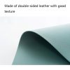 Double-Sided Leather Table Mat Waterproof Enlarged Mouse Keyboard Pad, Pattern: 8293 Dark Blue - Image 5