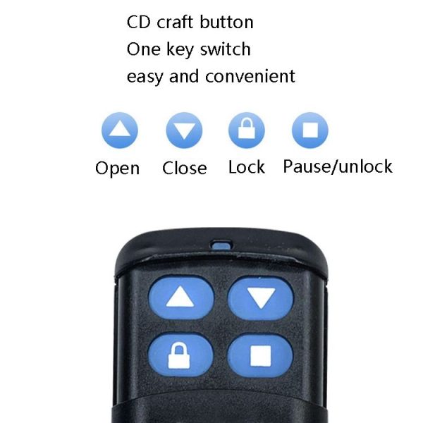 2 PCS Electric Roller Shutter Waterproof Copy Universal Remote Controller Garage Door Remote Control Key (350MHz) - Image 5