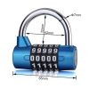 Large 5 Digit Combination Gym Cabinets Password Lock Tool Box Door Padlock (Silver) - Image 3