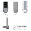 Open Hole Steel Cabinet File Cabinet Electronic Lock Drawer Mailbox Gym Cabinet Door Password Lock Specification: 20mm - Image 3