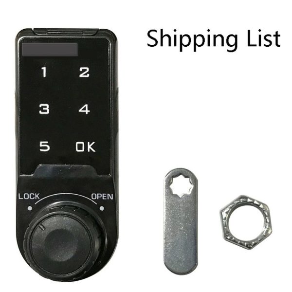 Open Hole Steel Cabinet File Cabinet Electronic Lock Drawer Mailbox Gym Cabinet Door Password Lock Specification: 20mm - Image 7