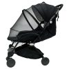 Summer Stroller Mosquito Net Full Cover Multi-Purpose Encrypted Trolley Mosquito Net (Black Net)