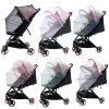 Summer Stroller Mosquito Net Full Cover Multi-Purpose Encrypted Trolley Mosquito Net (Black Net) - Image 2