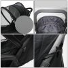 Summer Stroller Mosquito Net Full Cover Multi-Purpose Encrypted Trolley Mosquito Net (Black Net) - Image 4