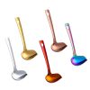 304 Stainless Steel Oil Spoon Thickened Soup Spoon Pouring Sauce Spoon, Specification: Magic Red - Image 2