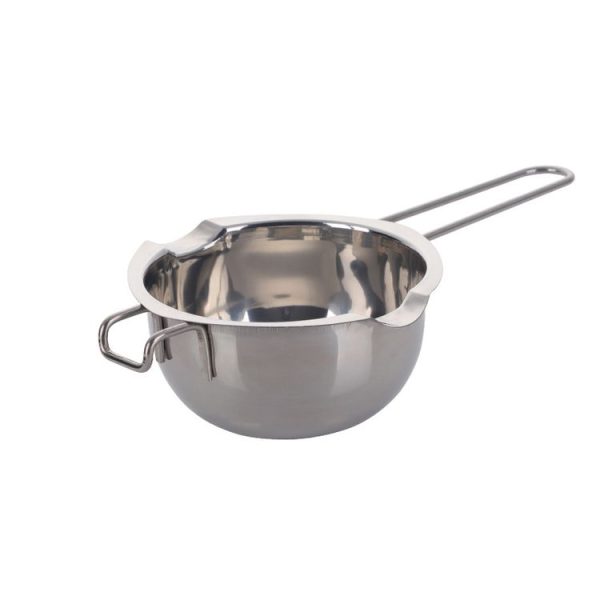 Cheese Butter Chocolate Stainless Steel Melting Bowl, Colour: True Color