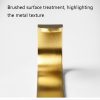 Brass Gold Color Brushed Hook Punch-Free Metal Hanging Hook, Specification: Small - Image 4