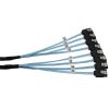 Mini SAS to SATA Data Cable With Braided Net Computer Case Hard Drive Cable, specification: 4SATA-0.5m - Image 2