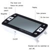 FD43 Elderly Newspaper Reading Aid Reader Low Vision Portable Vision Aid (Black White Button) - Image 2