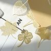 Copper Metal Hollow Bookmarks Style Random Delivery - Image 2