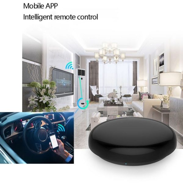 Tuya APP Intelligent Round Remote Control Infrared + WiFi Smart Mail Speaker Flight Control - Image 4