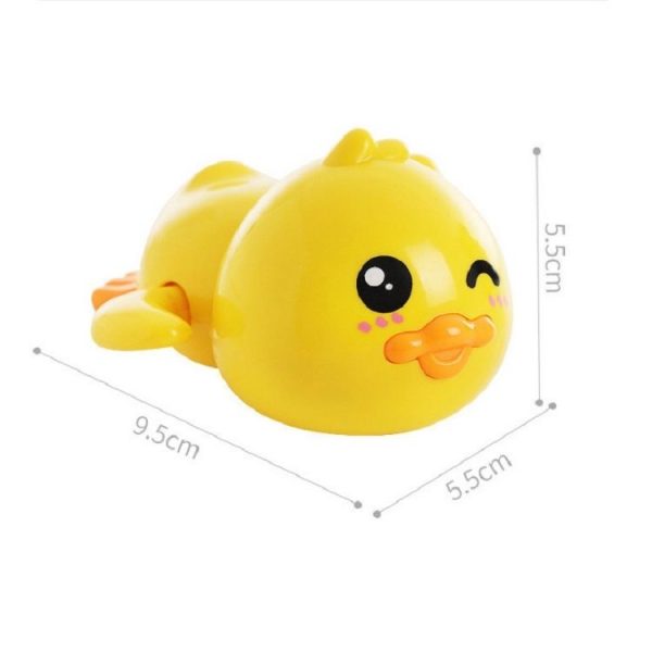 5 PCS Baby Shower Bathing And Playing Toys Spray Shower Single Eye Small Yellow Duck - Image 2