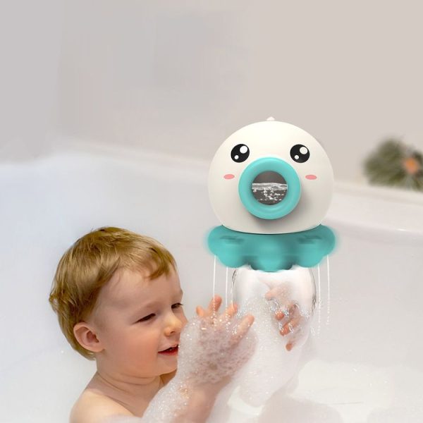 5 PCS Baby Shower Bathing And Playing Toys Spray Shower Single Eye Small Yellow Duck - Image 4