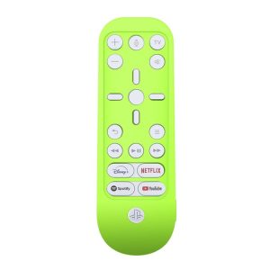 2 PCS Remote Control Silicone Protective Cover Is Suitable For PS5 Media Remote (Luminous Green)