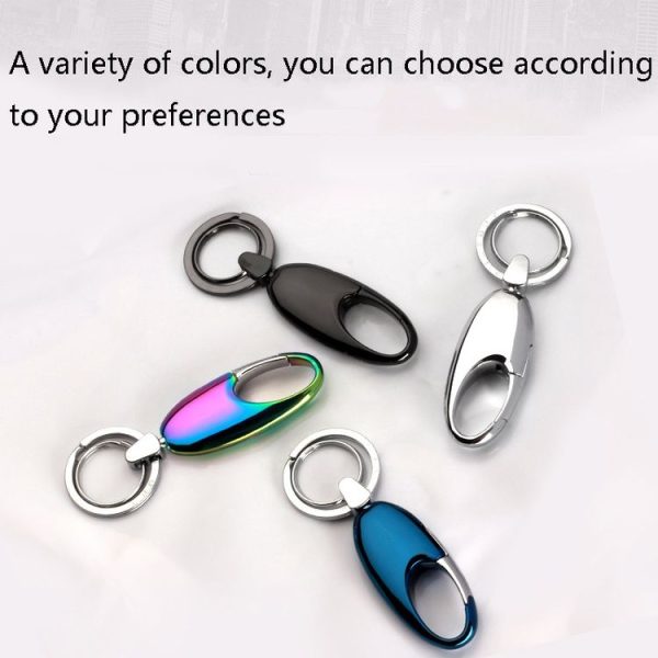JOBON ZB-6618 Car Keychain Men Waist Holding Car Key Rings (Colorful) - Image 2