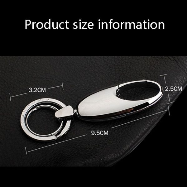 JOBON ZB-6618 Car Keychain Men Waist Holding Car Key Rings (Colorful) - Image 3