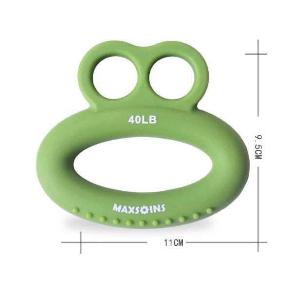 MAXSOINS MXO-DOUBLE-001 Frog Shape Finger Grip Training Device Finger Grip Ring, Specification: 30LB (Plane Blue) - Image 3
