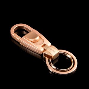 JOBON ZB-071 Men Waist Hang Keychain Simple Car Key Chain Pendant Keychain (Golden)