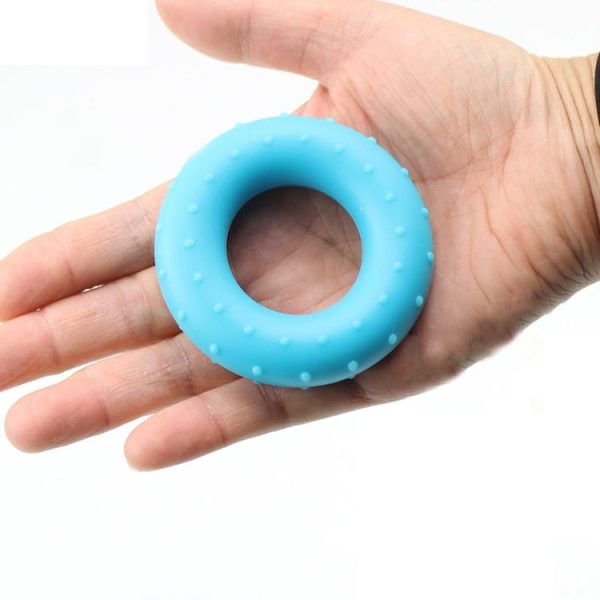 3 PCS Bump Silicone Grip Device Finger Rehabilitation Training Grip Ring, Specification: 50LB(Orange) - Image 5