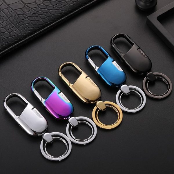 JOBON ZB-176 Car Keychain Men Waist Hanging Key Chain Pendant (Black Ice) - Image 2