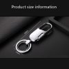 JOBON ZB-176 Car Keychain Men Waist Hanging Key Chain Pendant (Black Ice) - Image 3
