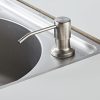 9508N-02 304 Stainless Steel Sink Soap Dispenser Pump Head Extension Silicone Tube Bathroom Hand Washing Cleaning Soap Dispenser - Image 2