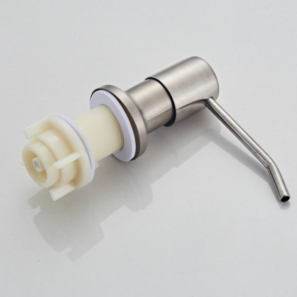 9508N-02 304 Stainless Steel Sink Soap Dispenser Pump Head Extension Silicone Tube Bathroom Hand Washing Cleaning Soap Dispenser - Image 4