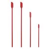 4 in 1 Silicone Mini-Pointed Scraper Lengthening Cosmetic Bottle Scraper Jam Spatula Set (Red)
