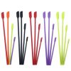 4 in 1 Silicone Mini-Pointed Scraper Lengthening Cosmetic Bottle Scraper Jam Spatula Set (Red) - Image 2