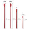 4 in 1 Silicone Mini-Pointed Scraper Lengthening Cosmetic Bottle Scraper Jam Spatula Set (Red) - Image 3