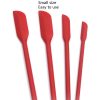 4 in 1 Silicone Mini-Pointed Scraper Lengthening Cosmetic Bottle Scraper Jam Spatula Set (Red) - Image 4