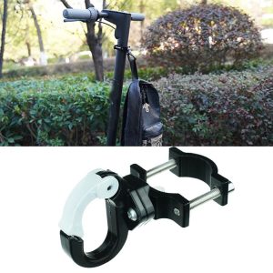 Ninebot MAX G30 Scooter Accessories Aluminum Alloy Hook Rod Hook, Specification: Single Hook (Black)
