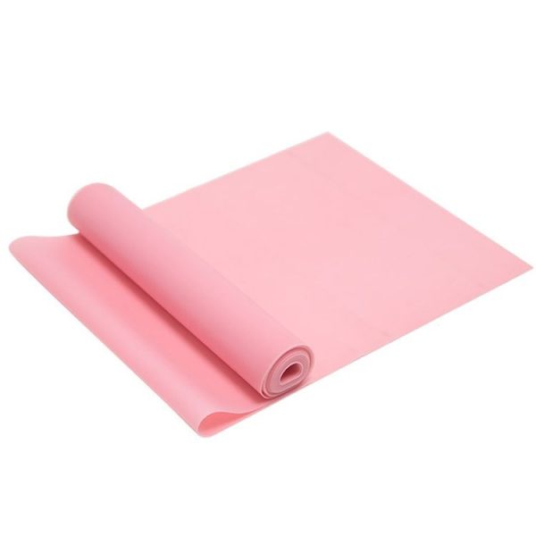 Latex Yoga Stretch Elastic Belt Hip Squat Resistance Band, Specification: 1500x150x0.35mm (Pure Cherry Pink) - Image 2