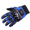 PRO-BIKER Motorcycle Full Finger Gloves Outdoor Cycling Locomotive Anti-Fall Gloves, Size: M (Blue)