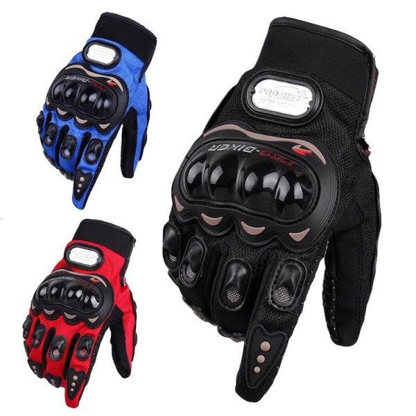 PRO-BIKER Motorcycle Full Finger Gloves Outdoor Cycling Locomotive Anti-Fall Gloves, Size: XL (Red) - Image 2