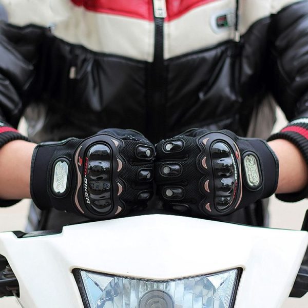 PRO-BIKER Motorcycle Full Finger Gloves Outdoor Cycling Locomotive Anti-Fall Gloves, Size: XL (Red) - Image 5