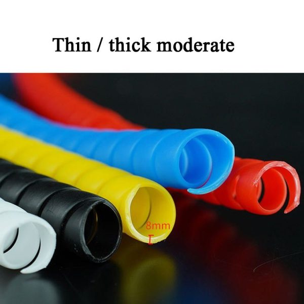 4 PCS Scooter Harness Line Pipe Change Line Pipe Winding Pipe Fittings For Xiaomi Mijia M365, Cable Length: 1m (Black) - Image 4