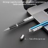 6 in 1 Multifunctional Metal Stylus Laser Capacitor Pen Recording Electronic Pointer Pen with 8GB U Disk (Blue) - Image 3