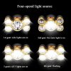 Large-Caliber Rechargeable LED Emergency Fishing Headlamp Strong Long-Shot Headlamp Head-Mounted Safety Miner Lamp (Plastic 5 LED Headlamp) - Image 3