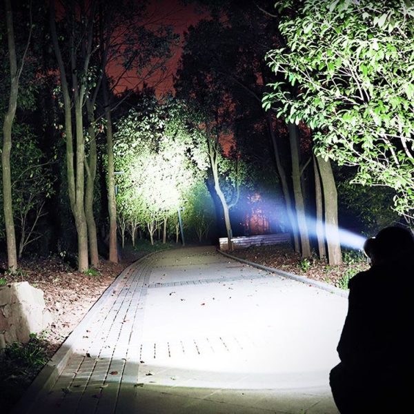 Large-Caliber Rechargeable LED Emergency Fishing Headlamp Strong Long-Shot Headlamp Head-Mounted Safety Miner Lamp (Plastic 5 LED Headlamp) - Image 6
