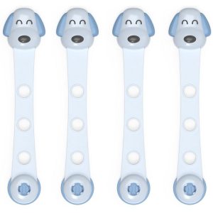 TH3601 4 In 1 Children Safety Protective Supplies Children Drawers Safety Lock (Blue)